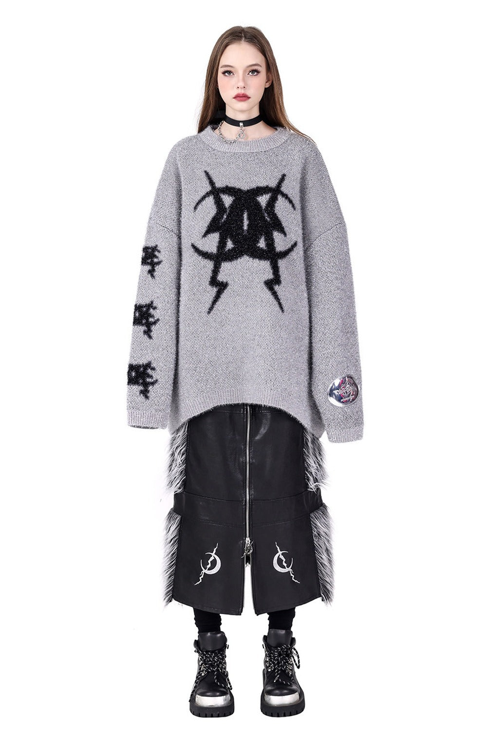 Electric Moon Knit Sweater