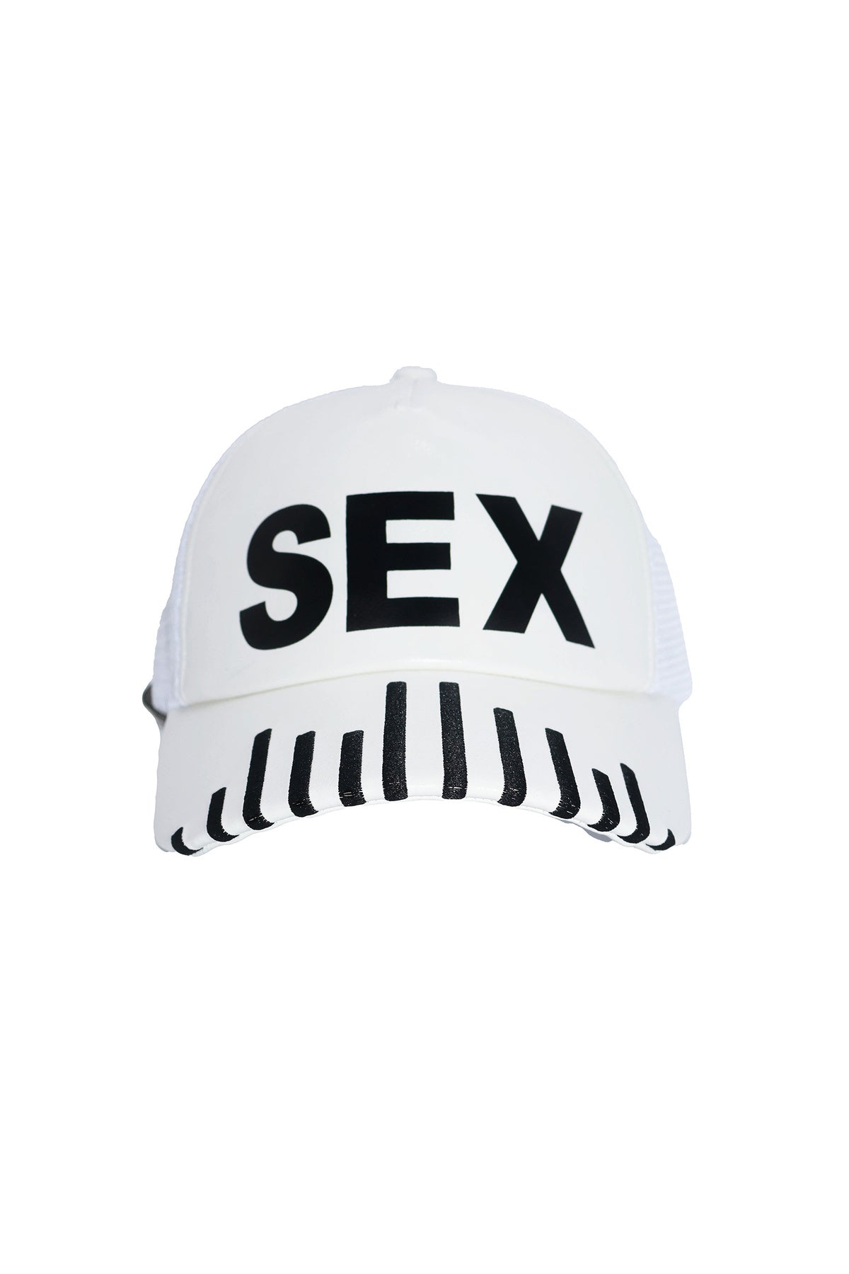 Leather Print Embroidered Baseball Cap