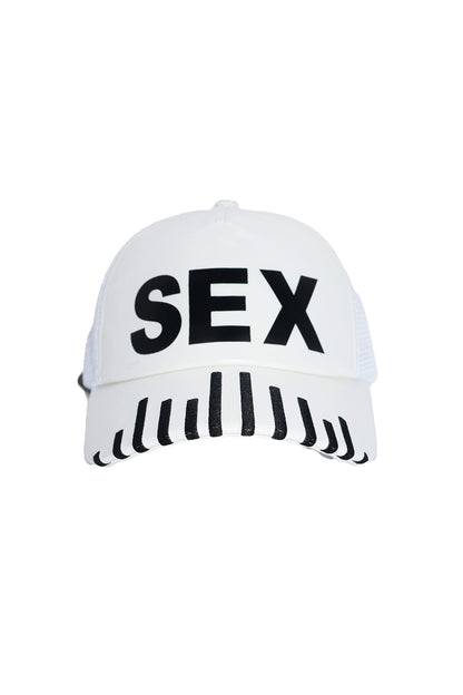 Leather Print Embroidered Baseball Cap