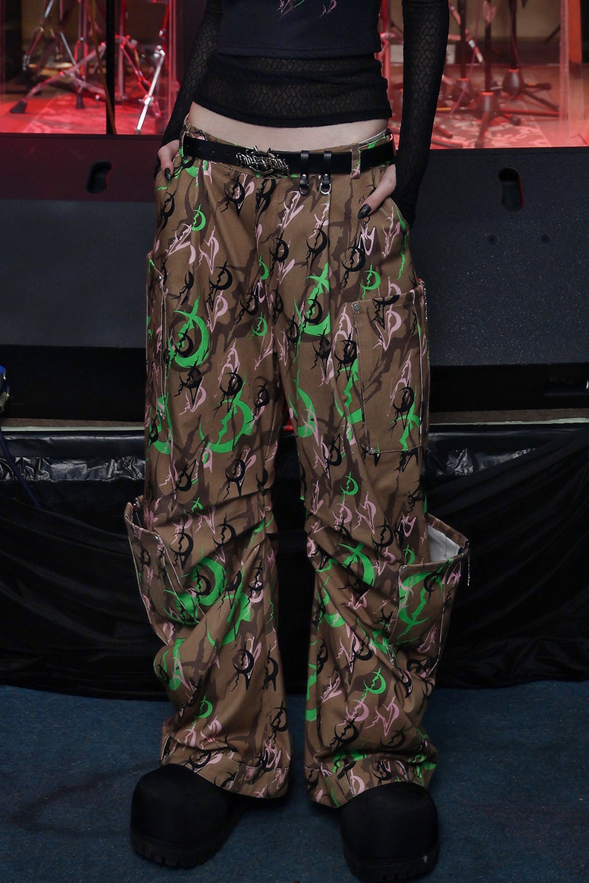Camouflage 3D Pocket Baggy Pants