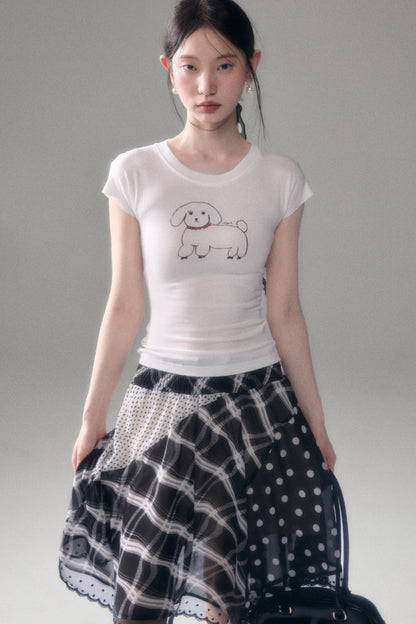 Summer Sequin Two-Way Wear Skirt