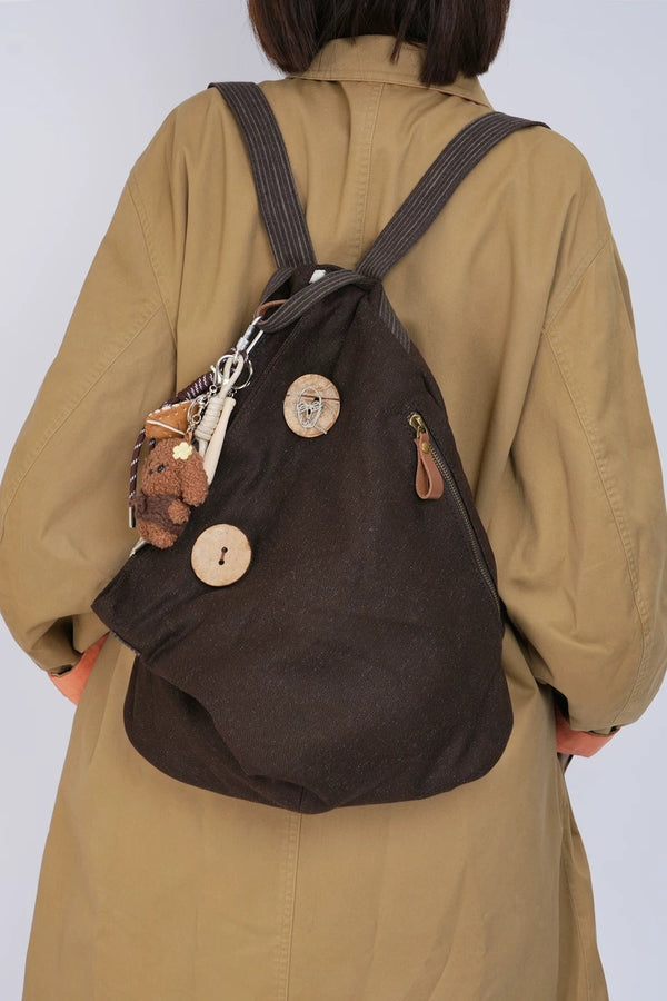 Retro Canvas Large Capacity Backpack