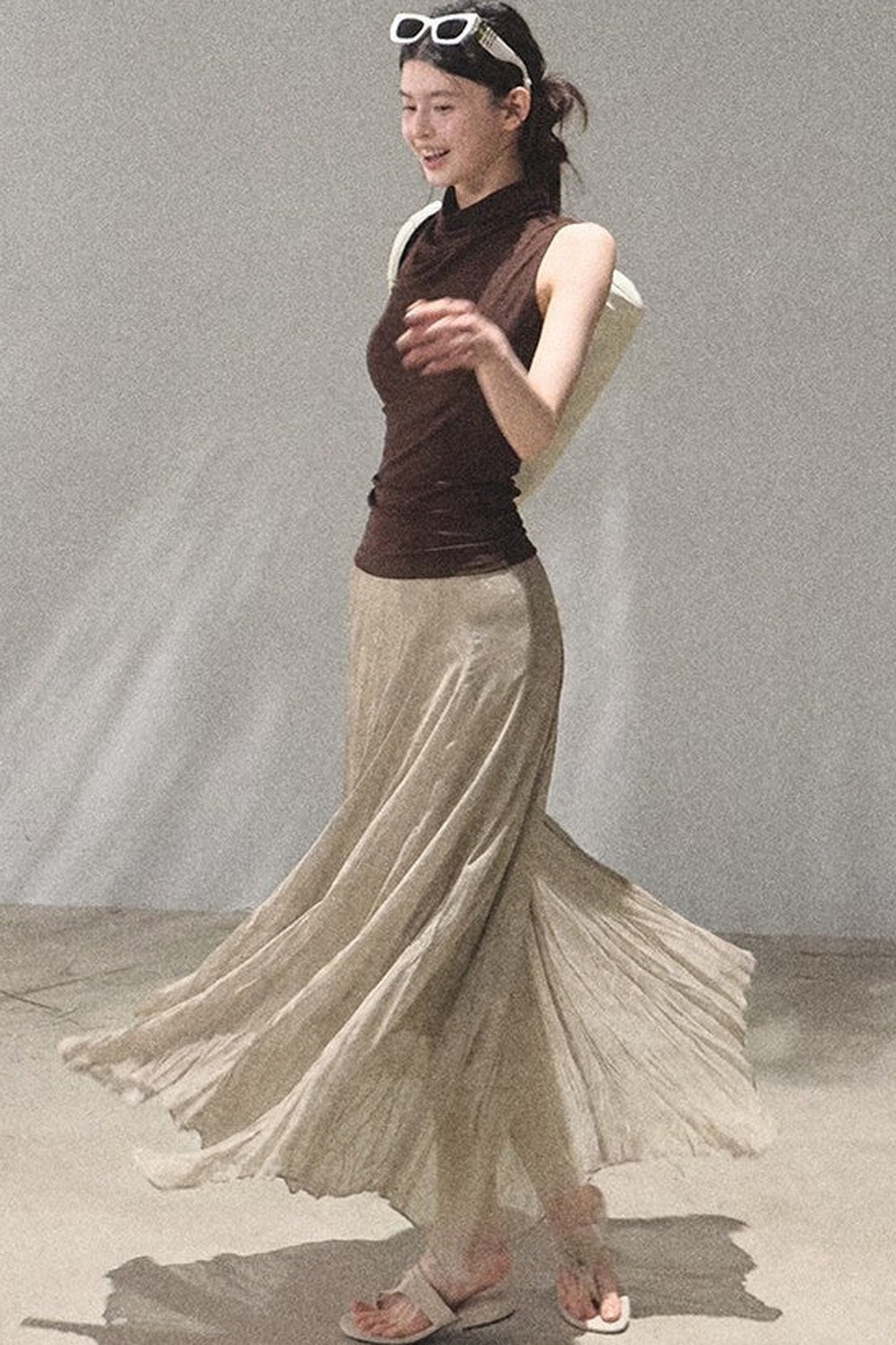 Flowing Twilight Halter Vest