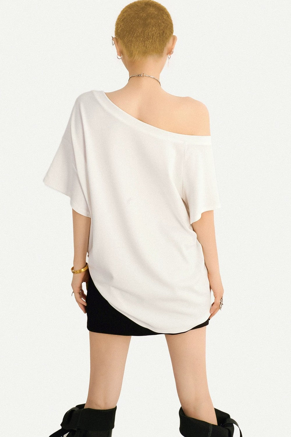 American Off-Shoulder Printed Top