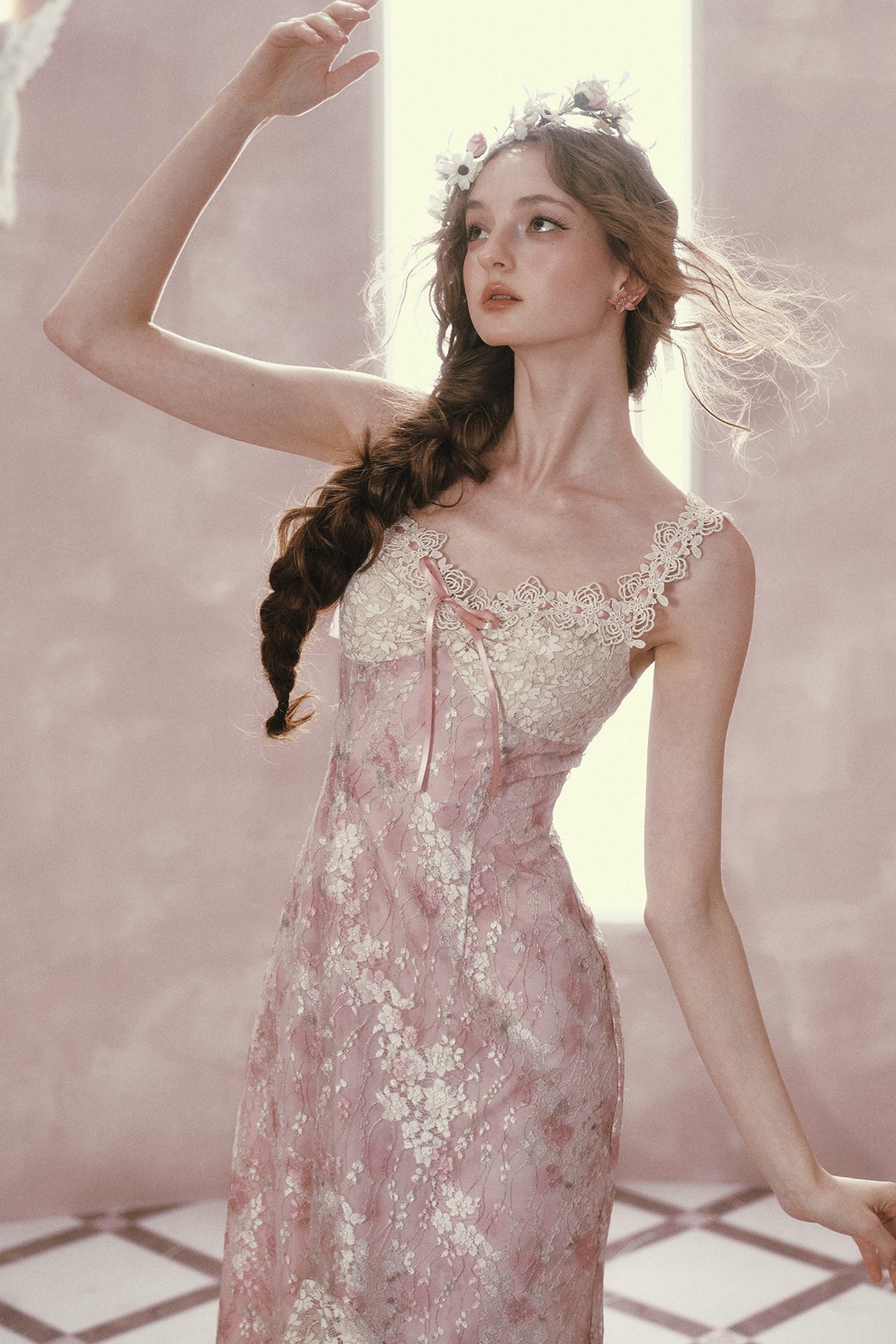 Floral French Romantic Dress and Skirt Set-Up