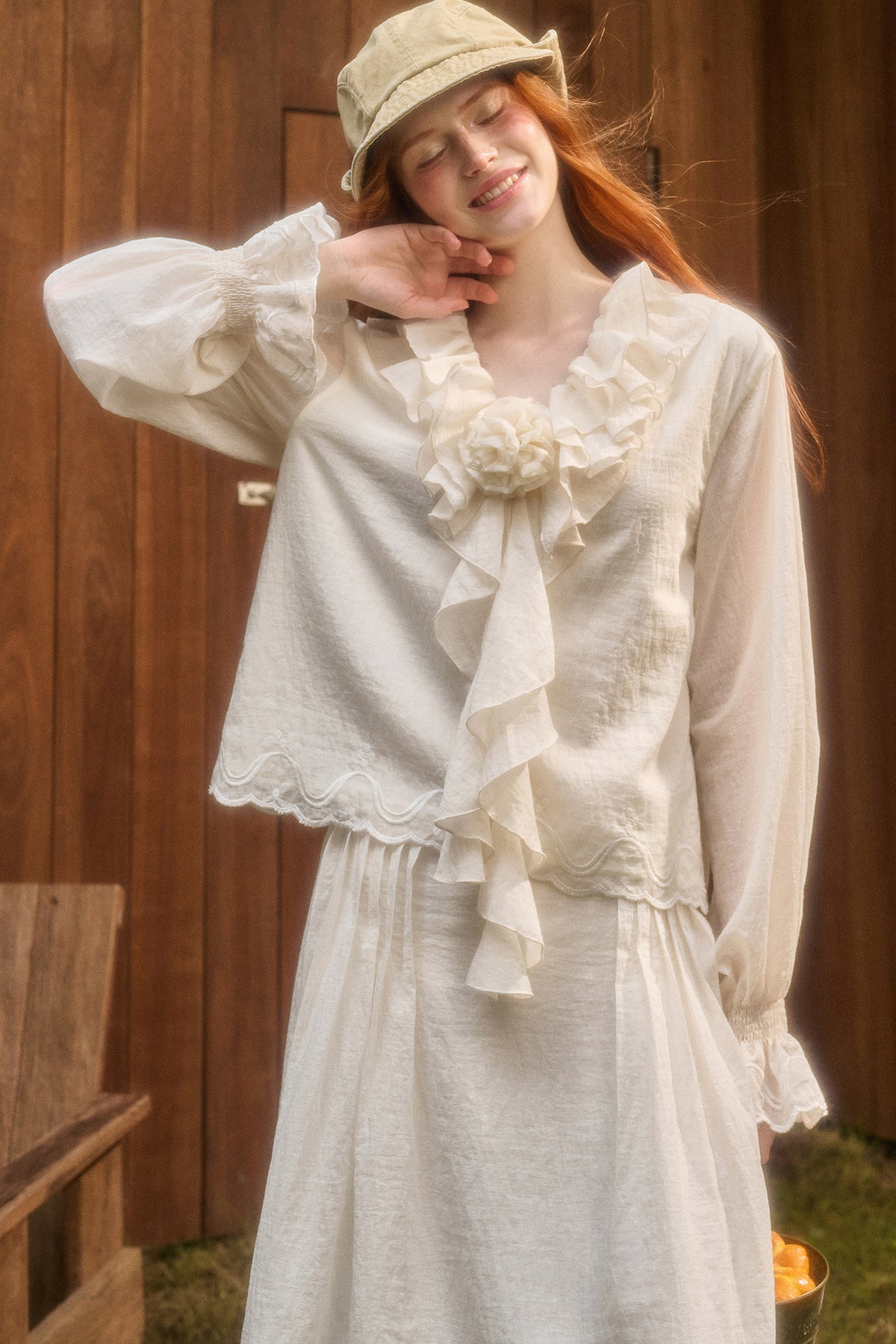 Tencel Cotton Lace Embroidery Set-Up