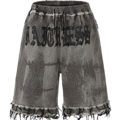 Punk Grunge Denim Shorts