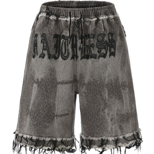 Punk Grunge Denim Shorts