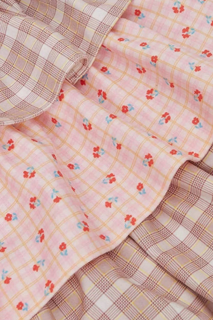 Showa Retro Patchwork Skirt