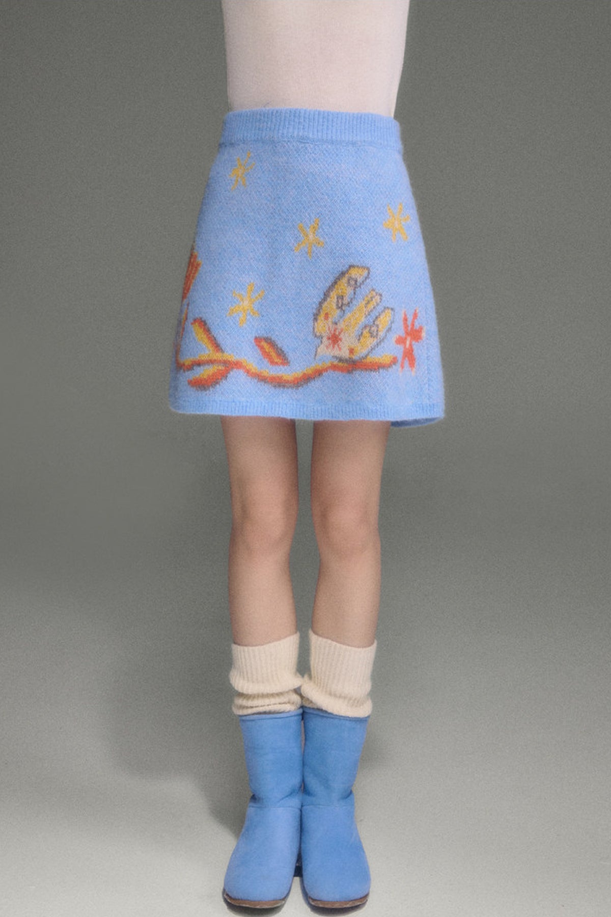Bird Tulip Wool Knit Set-Up