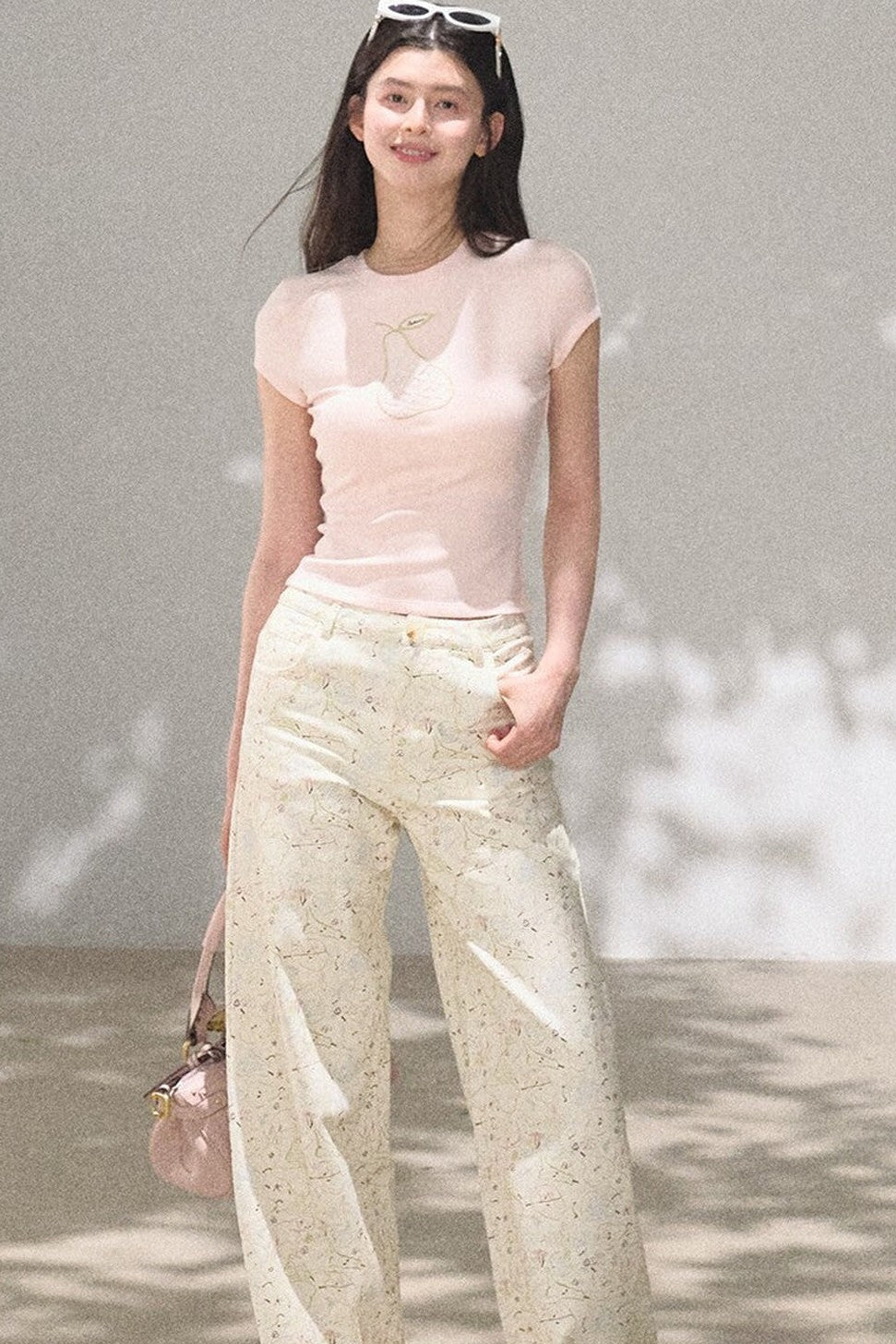 Lace Short Sleeve Top