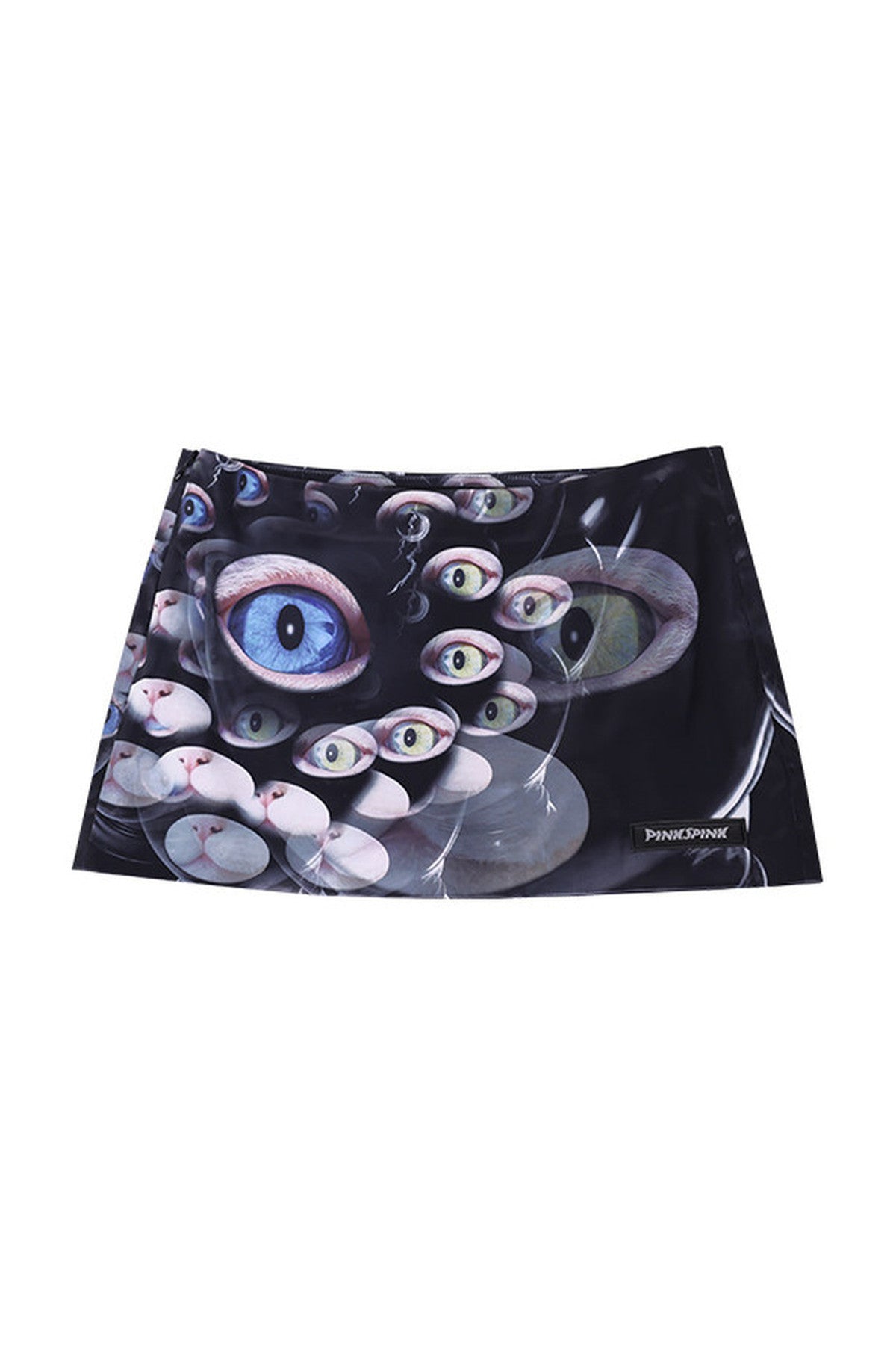 Cat Eye A-Line Mini Skirt