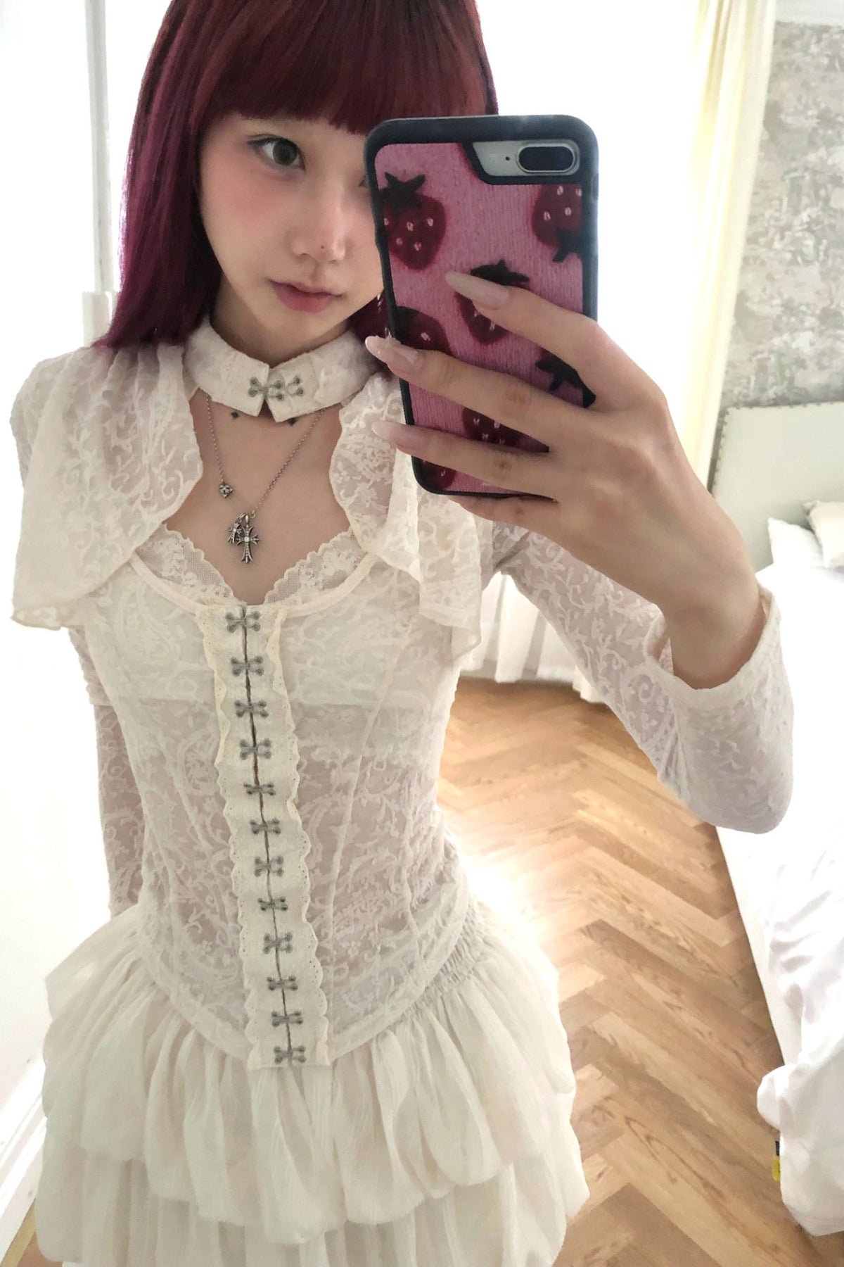 Elegant Lace Corset Top