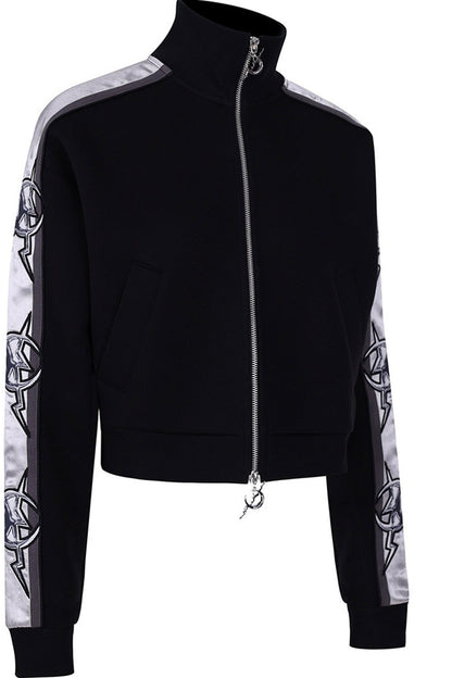 High Collar Zip Jacket