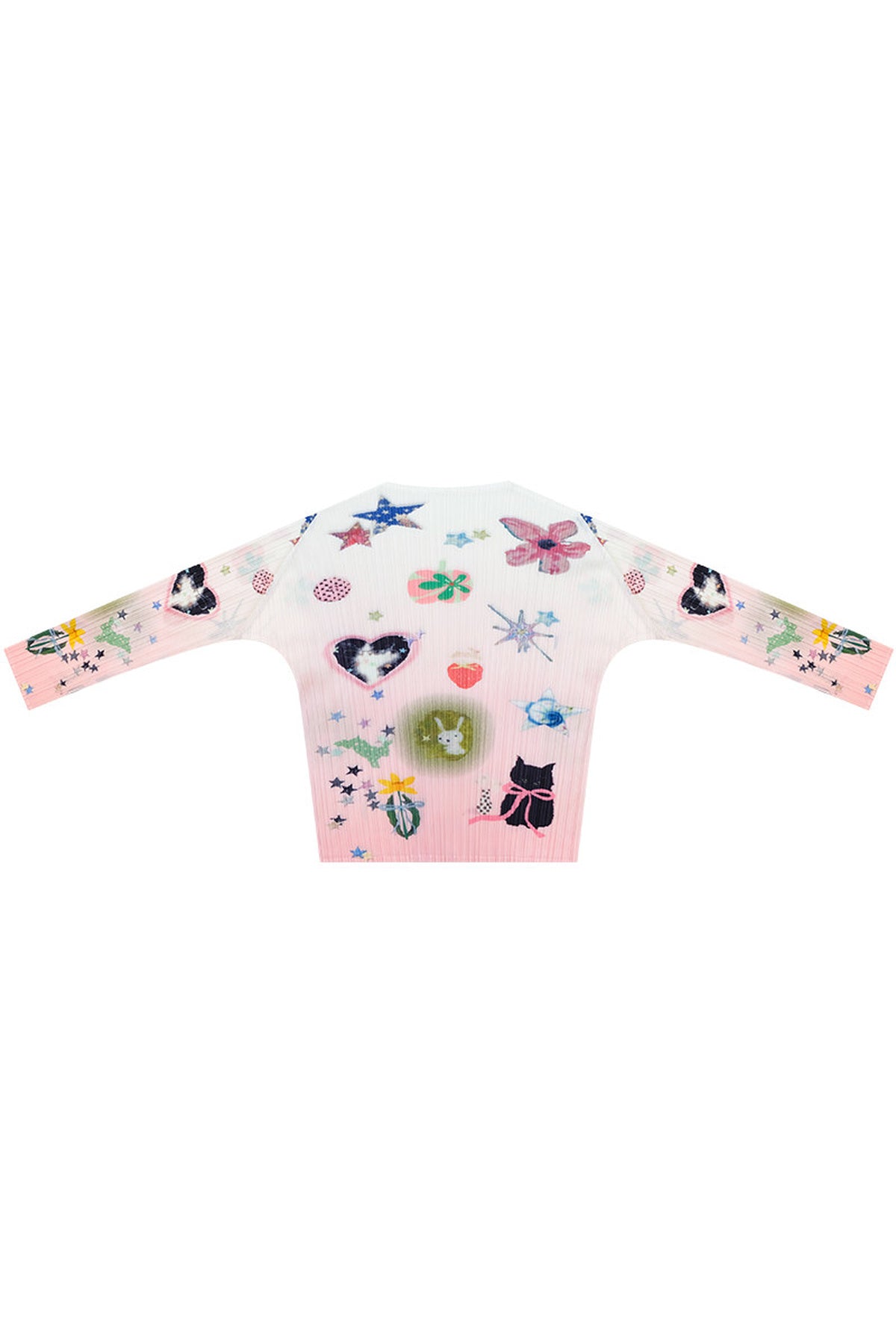 Pink Playful Print Long Sleeve T-Shirt