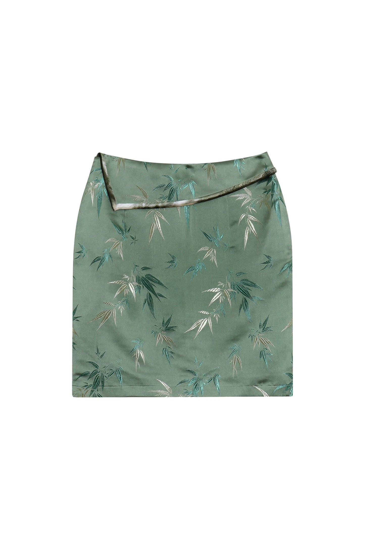 Bamboo Leaf Jacquard Skirt