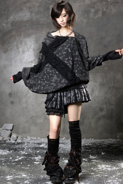 High-Waisted Multi-Layered Pleated Skirt