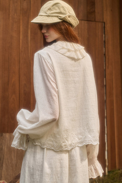 Tencel Cotton Lace Embroidery Set-Up