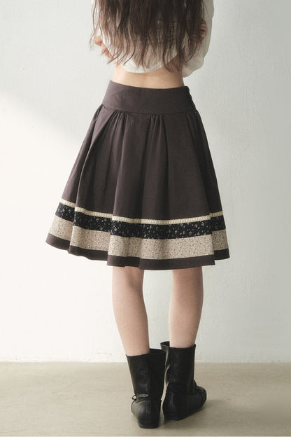 Floral Patchwork Skirt