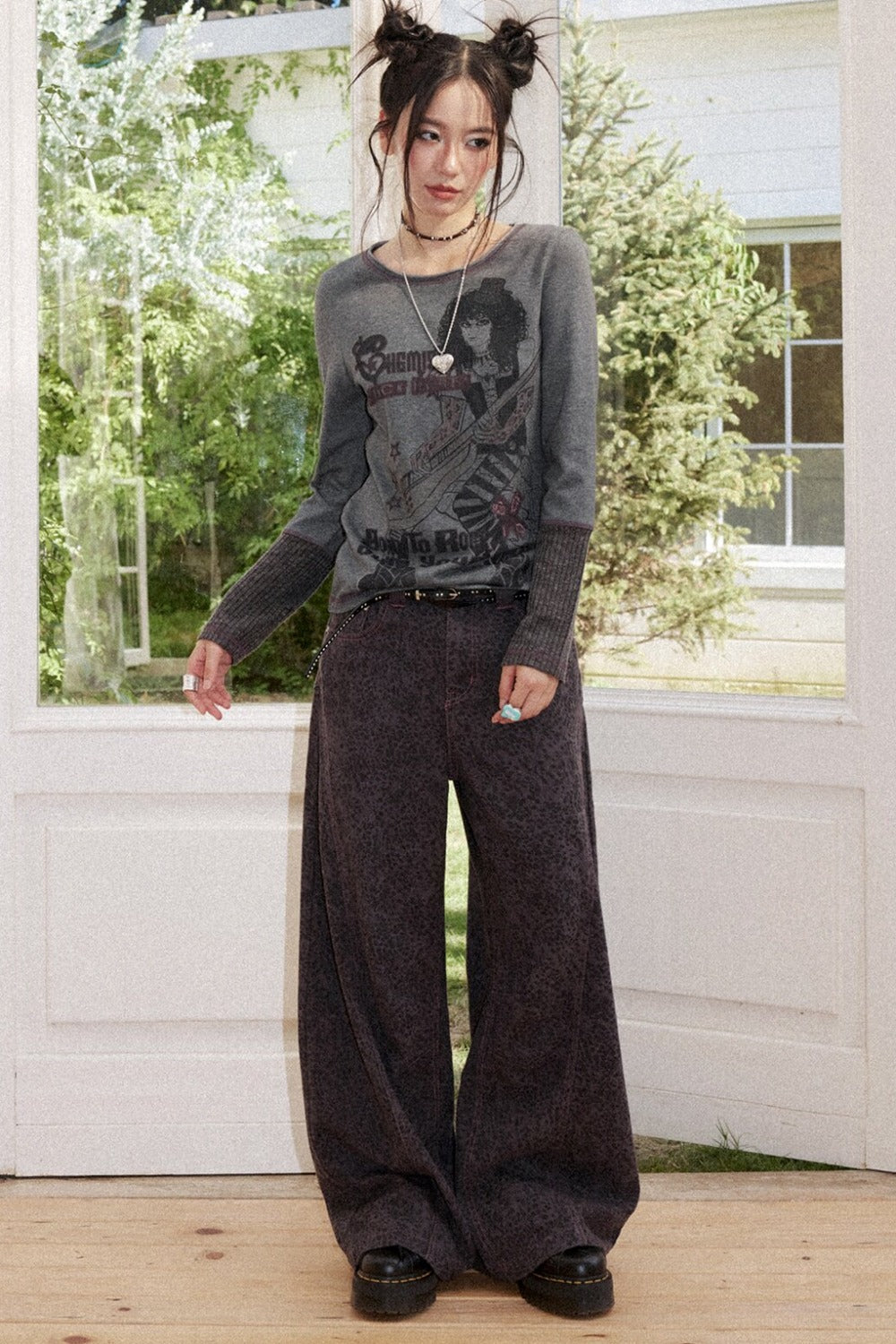 Punk Records Patchwork Top