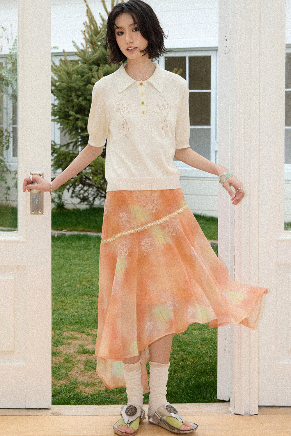 Tencel Acetate Vintage Blouse