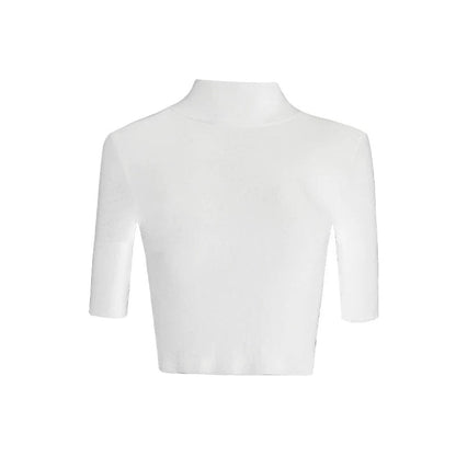Maglia dolcevita snellente a maniche medie