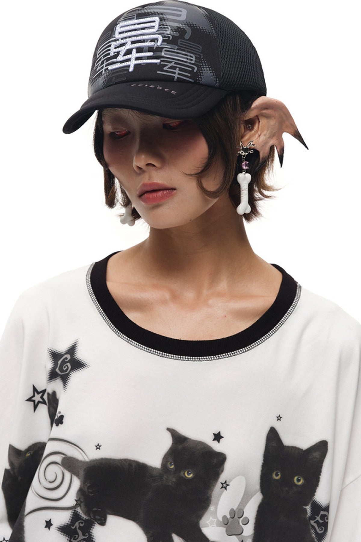 Bone Stud Earrings