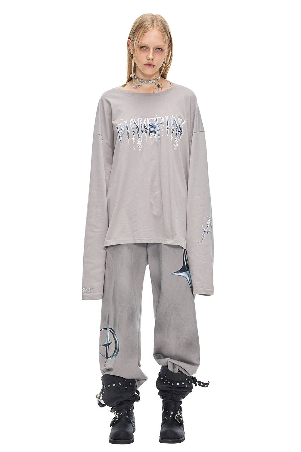 Punk-T-Shirt im Light-Subkulturstil