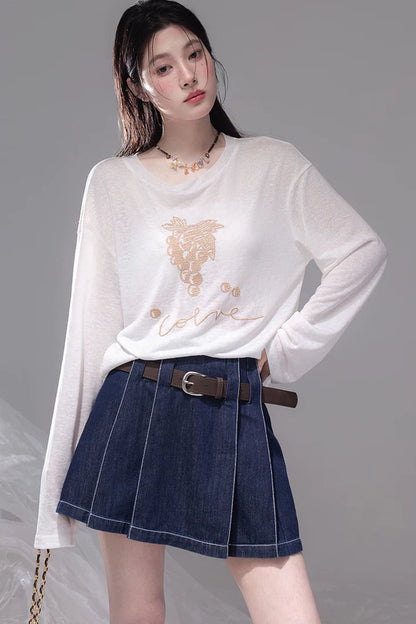 Cool Cream Lyocell Blouse