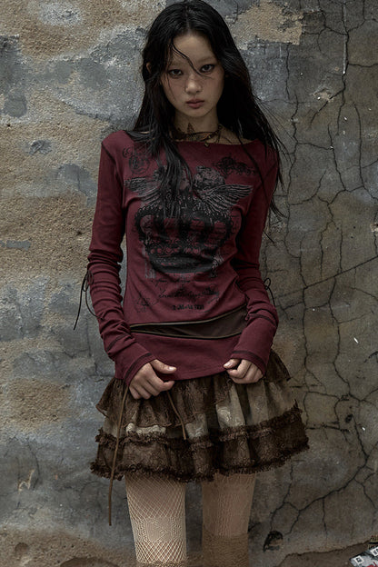 Reversible Striped Knit T-Shirt