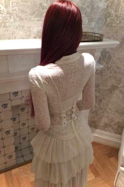 Elegant Lace Corset Top
