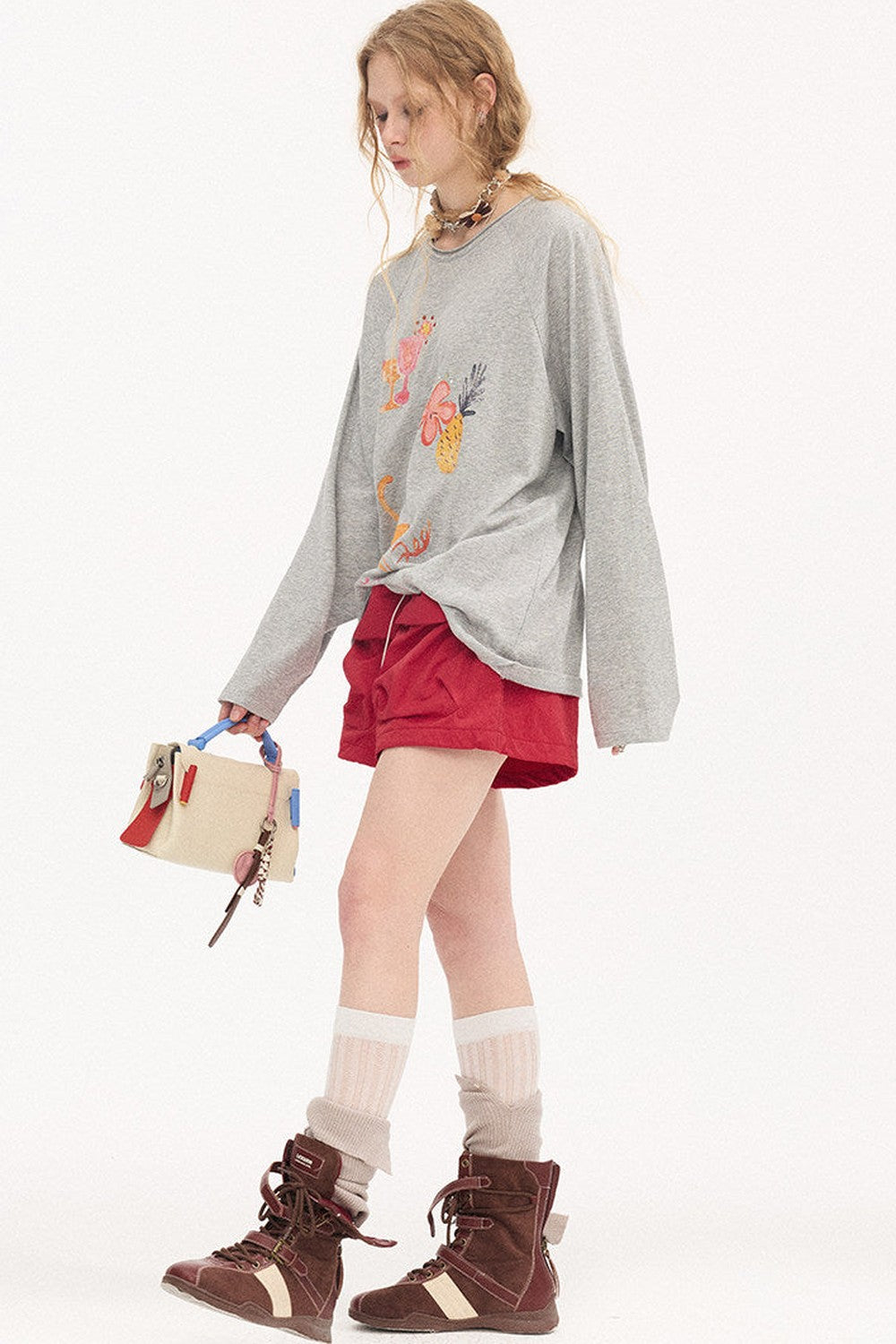 Cuffed Cargo Pants Shorts