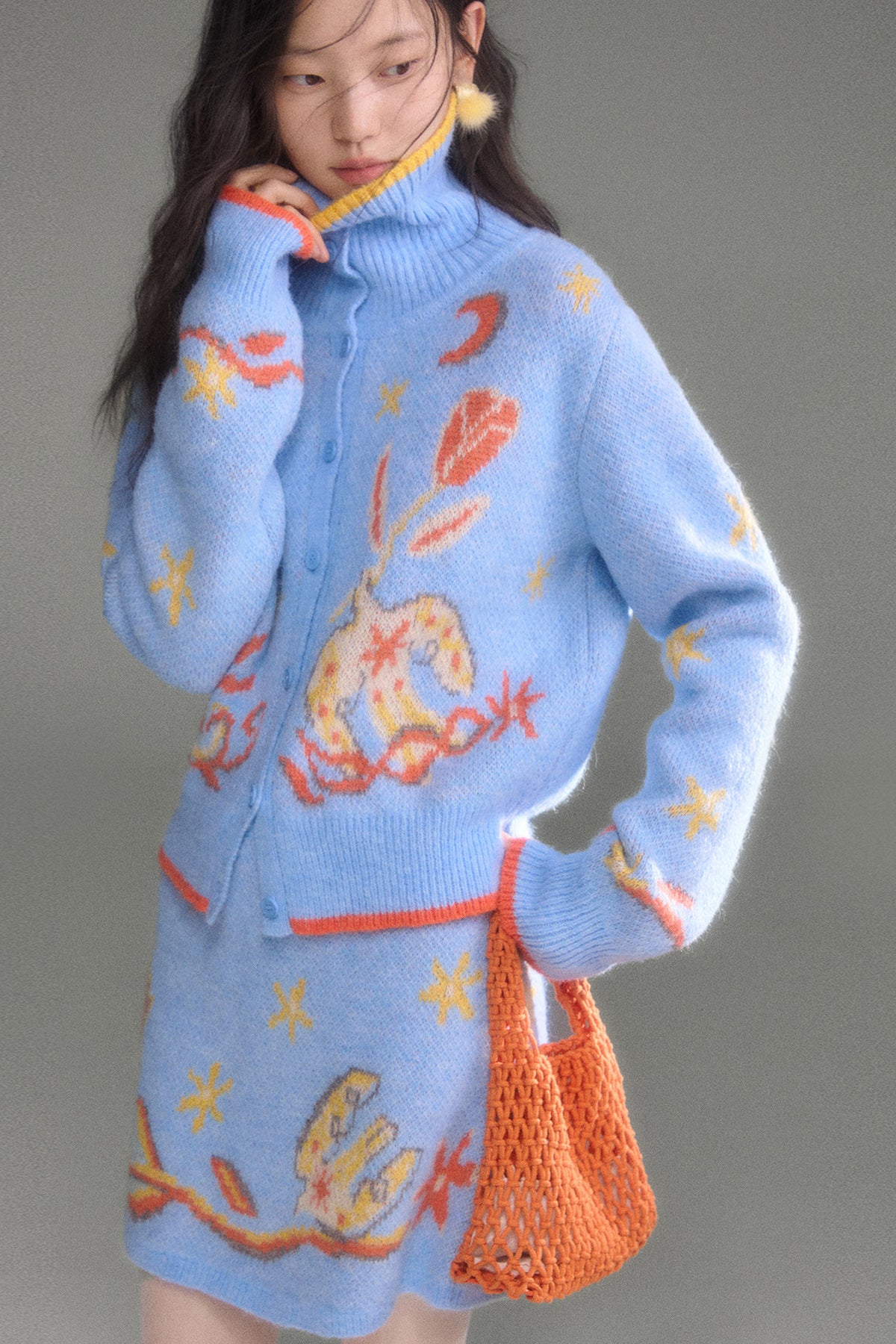 Bird Tulip Wool Knit Set-Up