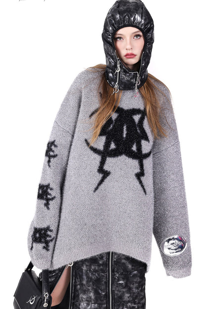 Electric Moon Knit Sweater