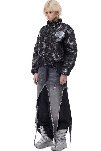 Deconstructed Wasteland Denim Pants