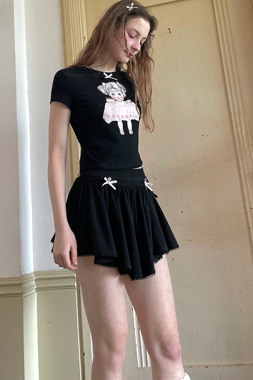 Cute Doll Short-Sleeved T-Shirt