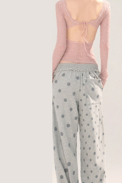 Backless Lace Top