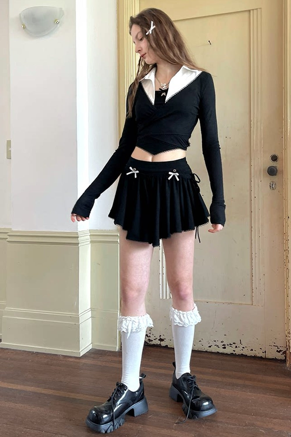 Angel's Tears Jacquard Ballet Top