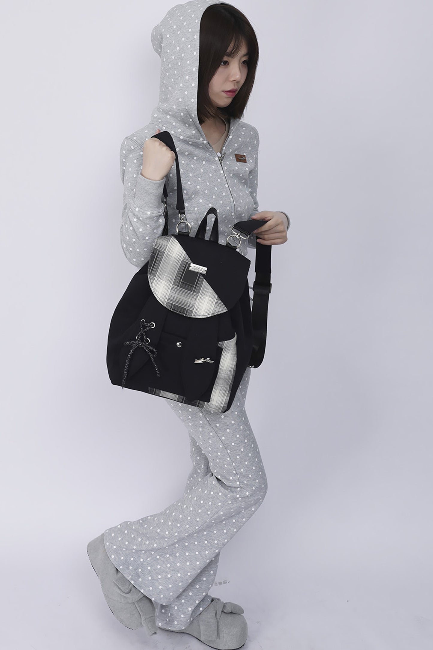 Outdoor Travel Cute Flip-Top Backpack