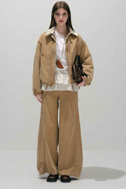 Detachable Hood Parka Jacket