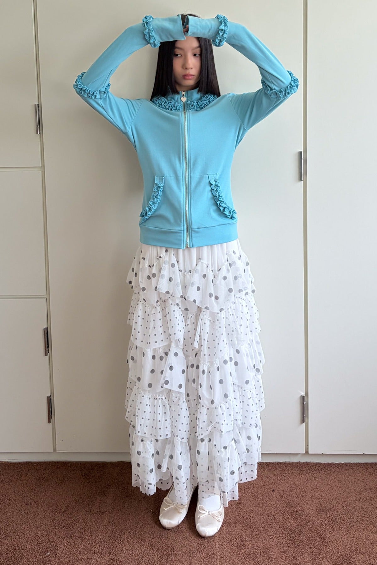 Polka Dot Tiered Cake Skirt