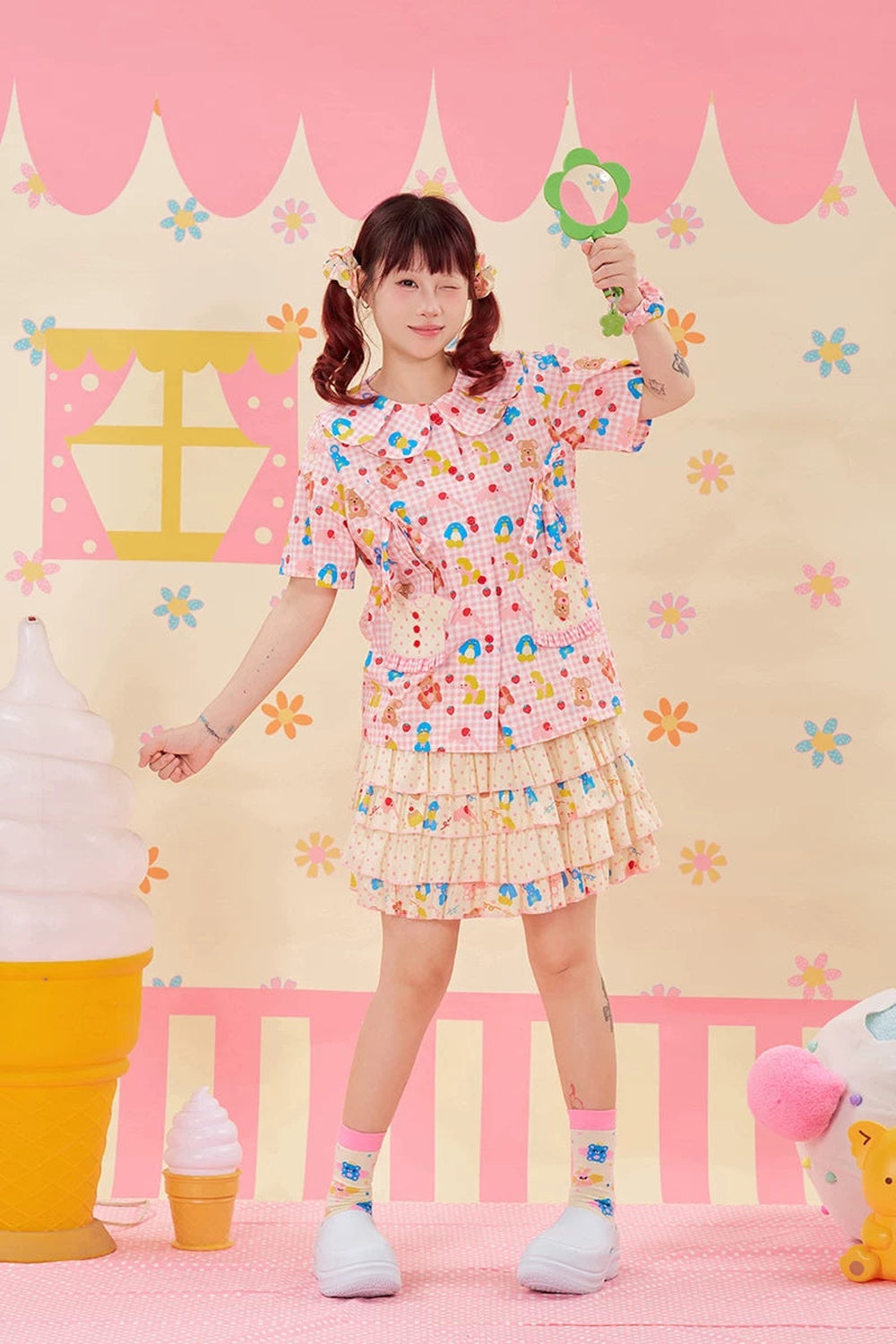 Polka Dot Cake Skirt