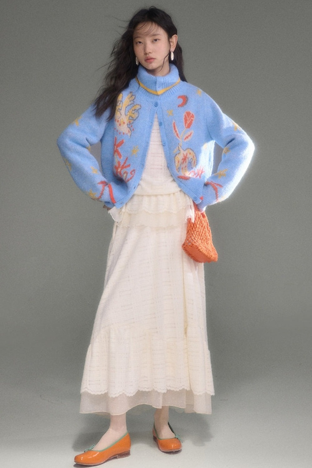 Bird Tulip Wool Knit Set-Up