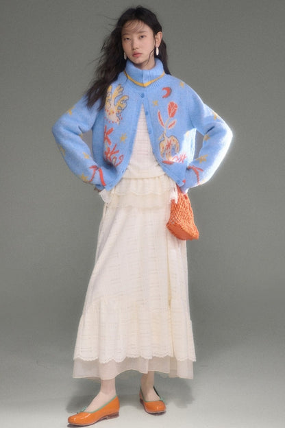 Bird Tulip Wool Knit Set-Up
