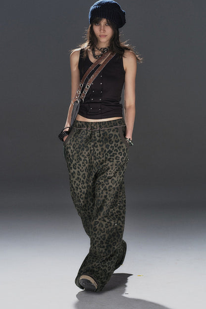 Rhinestone Frayed Camisole Top