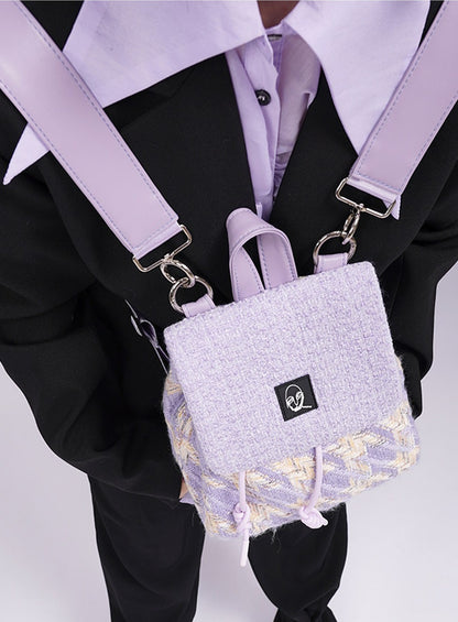 Y2K Furry Crossbody Backpack