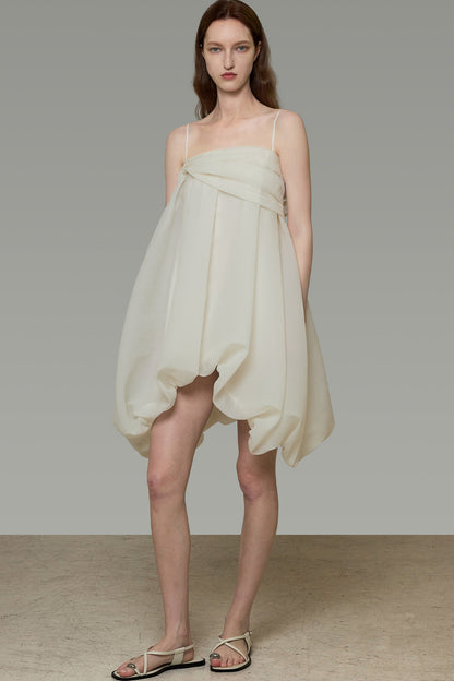 Asymmetrical Spaghetti Strap Dress