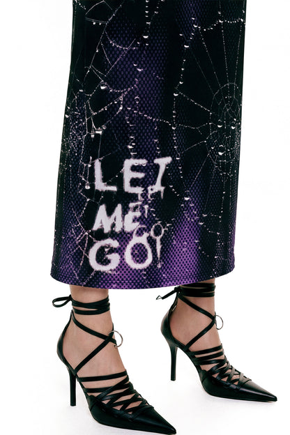 Gothic Slim-Fit Tank Dress