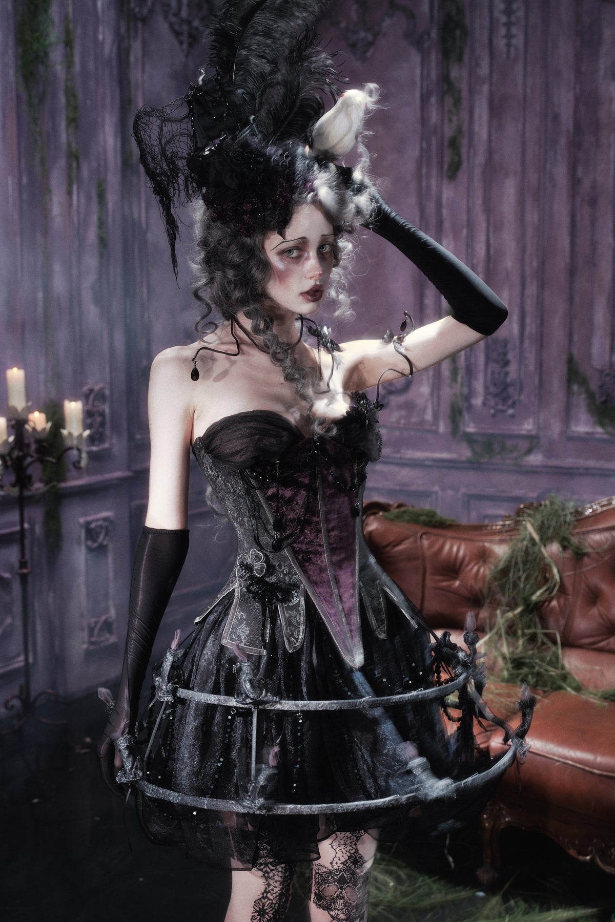 Butterfly Ghost Fishbone Corset