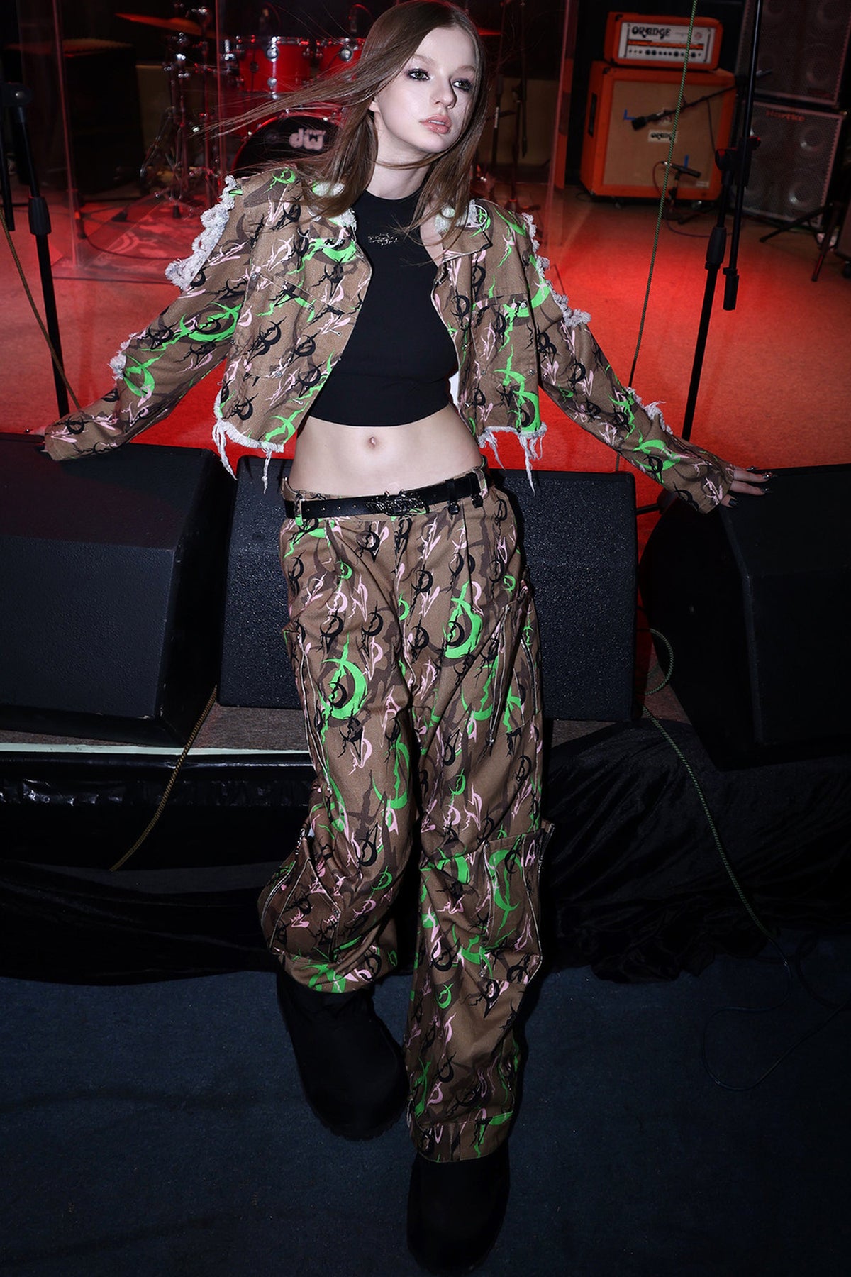 Camouflage 3D Pocket Baggy Pants